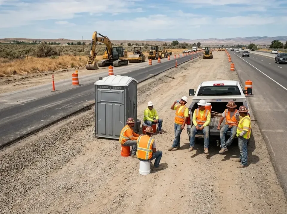 highway-road-construction-crew-007 — frequently asked questions, Porta Potty and Restroom Rentals in Cheat Lake, WV